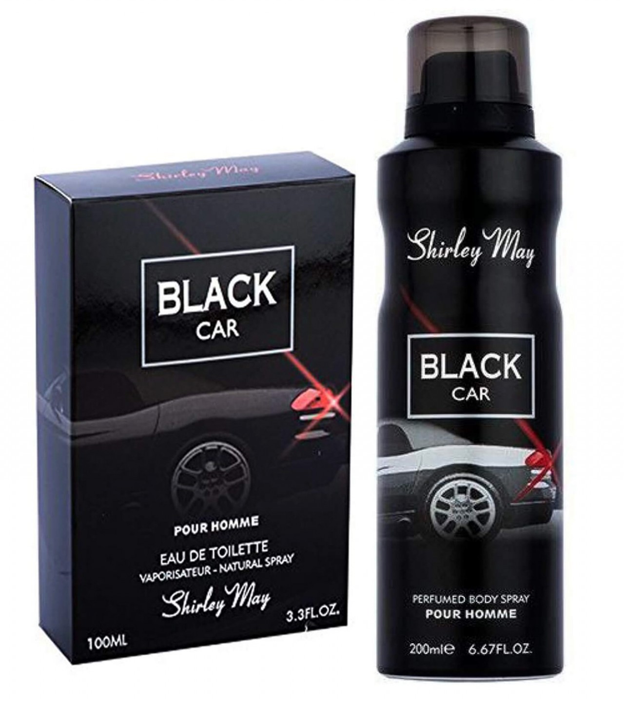 Bundle Offer Shirley May Black Car Perfume and Body Spray Men